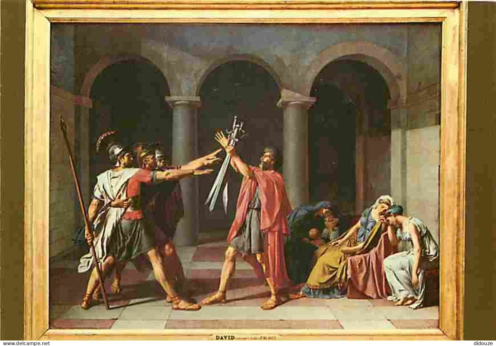 Art - Peinture - Jacques Louis David - Le Serment Des Horaces - CPM - Voir Scans Recto-Verso - Peintures & Tableaux