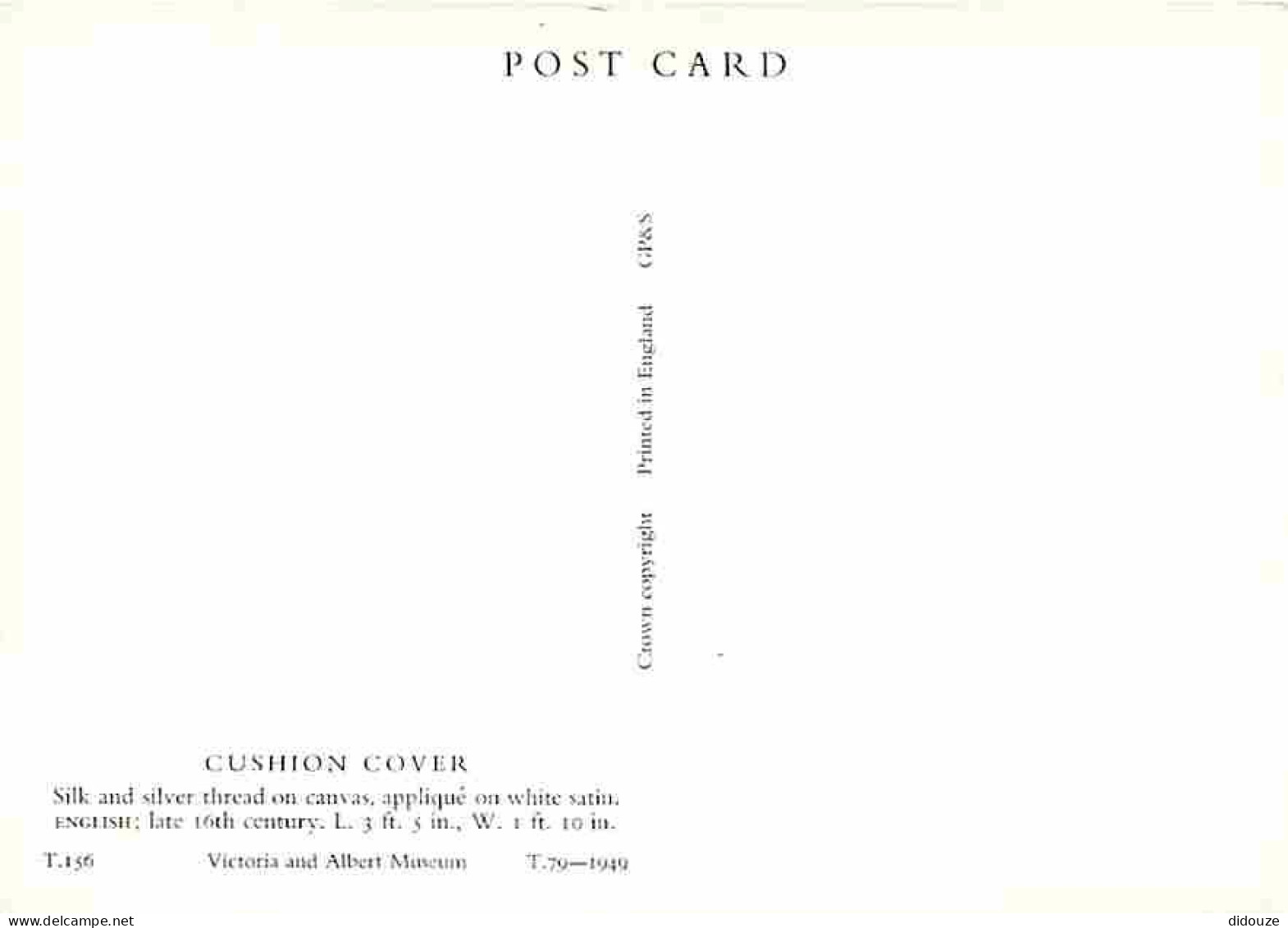 Art - Cushion Cover - CPM - Voir Scans Recto-Verso - Autres & Non Classés