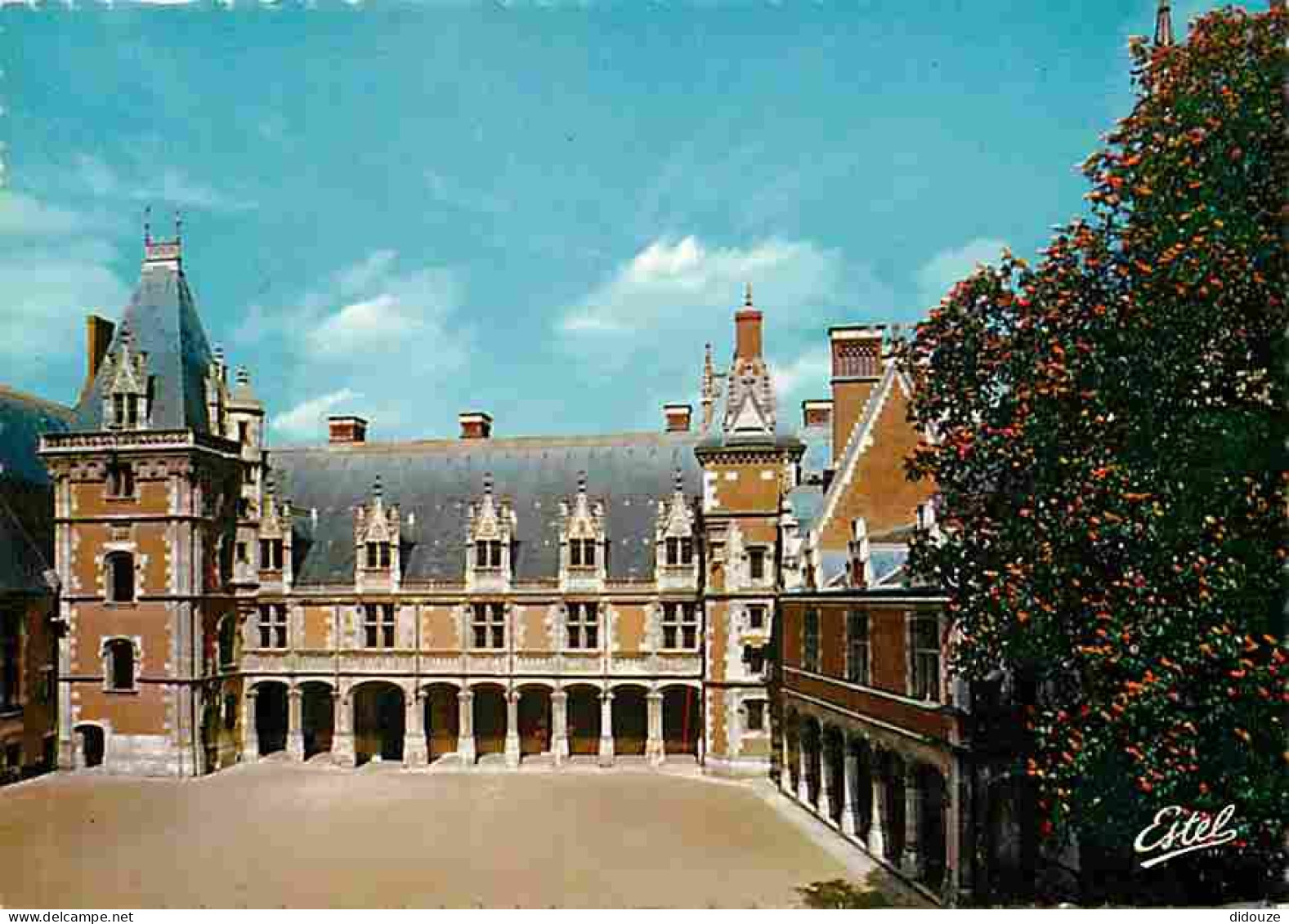 41 - Blois - Le Château - Vue D'ensemble De La Façade Intérieure De L'oile Louis XII - CPM - Voir Scans Recto-Verso - Blois