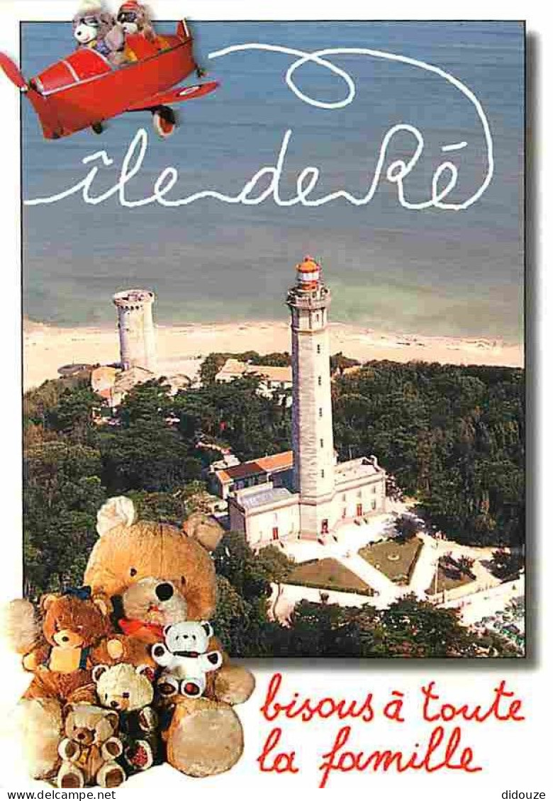 17 - Ile De Ré - Saint Clément Des Baleines - Le Phare Des Baleines - Vue Aérienne - Ours En Peluche - CPM - Voir Scans  - Ile De Ré