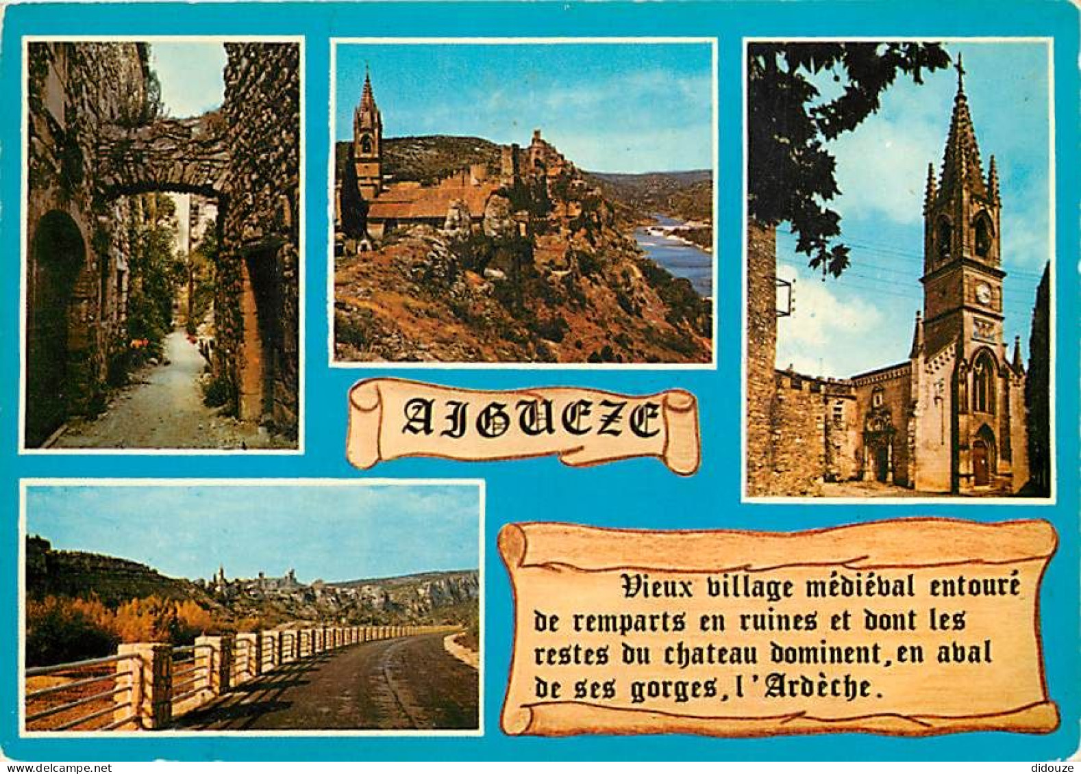 07 - Saint Martin D'Ardèche - Aiguèze - Multivues - CPM - Voir Scans Recto-Verso - Autres & Non Classés