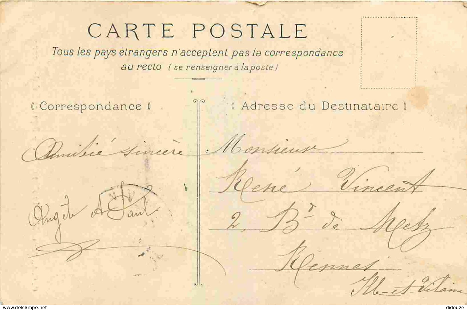 75 - Paris 18 - Montmartre - Square Saint Pierre - Animée - CPA - Oblitération Ronde De 1904 - Voir Scans Recto-Verso - District 18