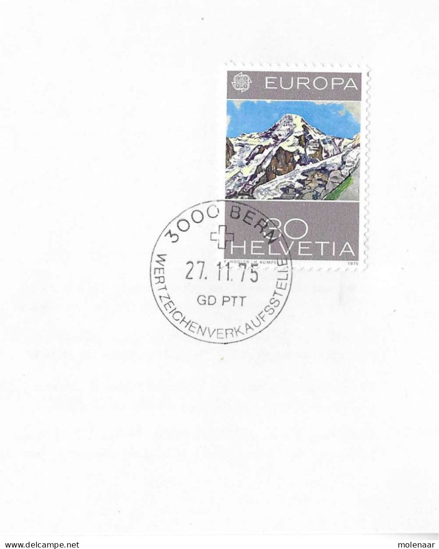 Postzegels > Europa > Zwitserland > 1970-1979 > Kaart Met 1 Postzegel (11780) - Covers & Documents