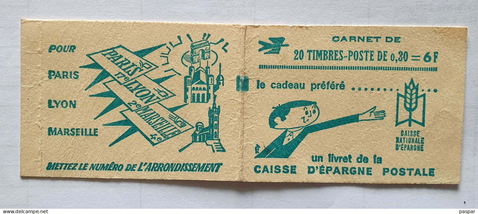 Ancien Carnet De Timbres Vide France Poste Caisse Nationale D'Epargne - Old : 1906-1965