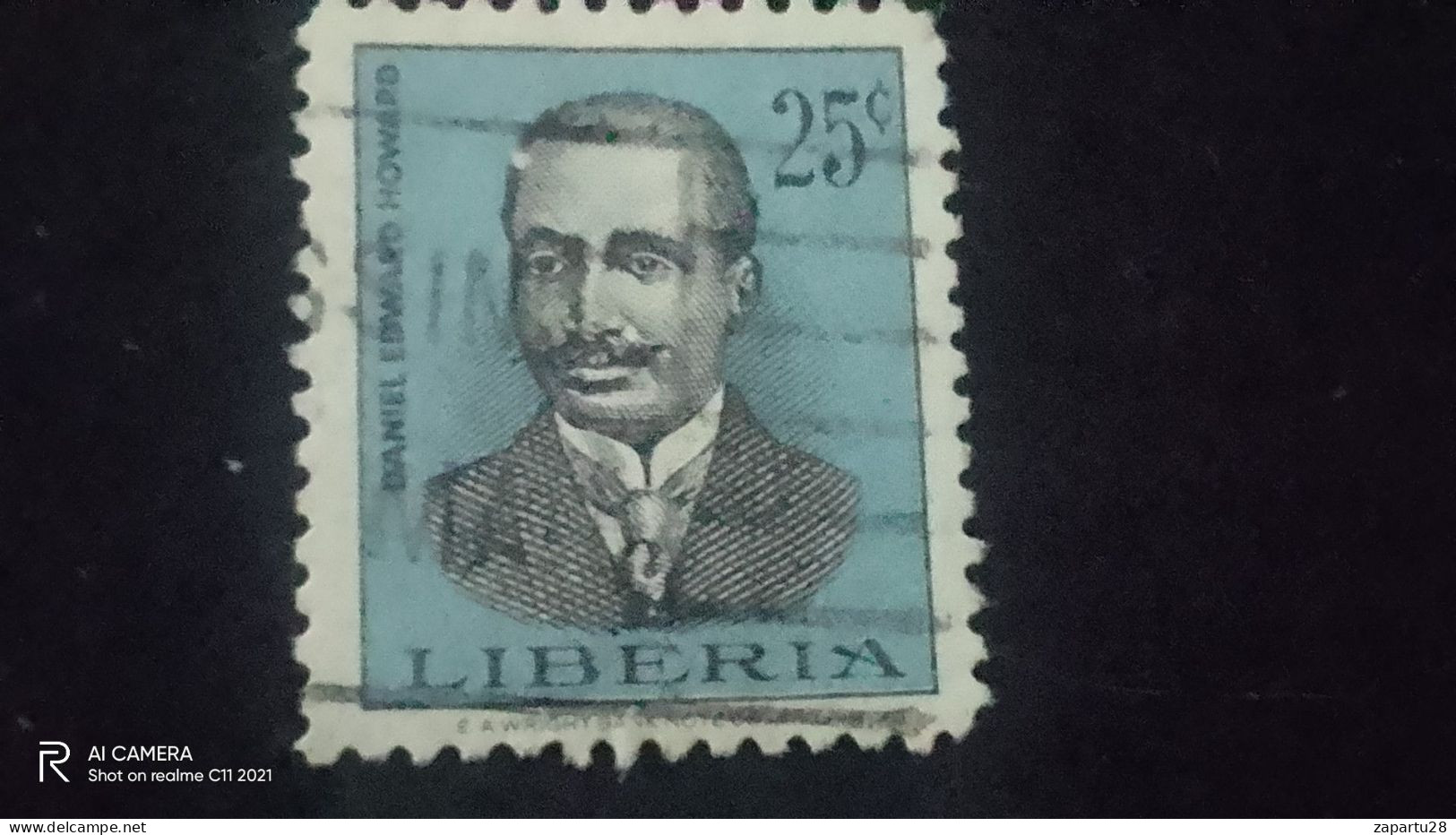 LİBERİA-          25    CENT               USED - Liberia