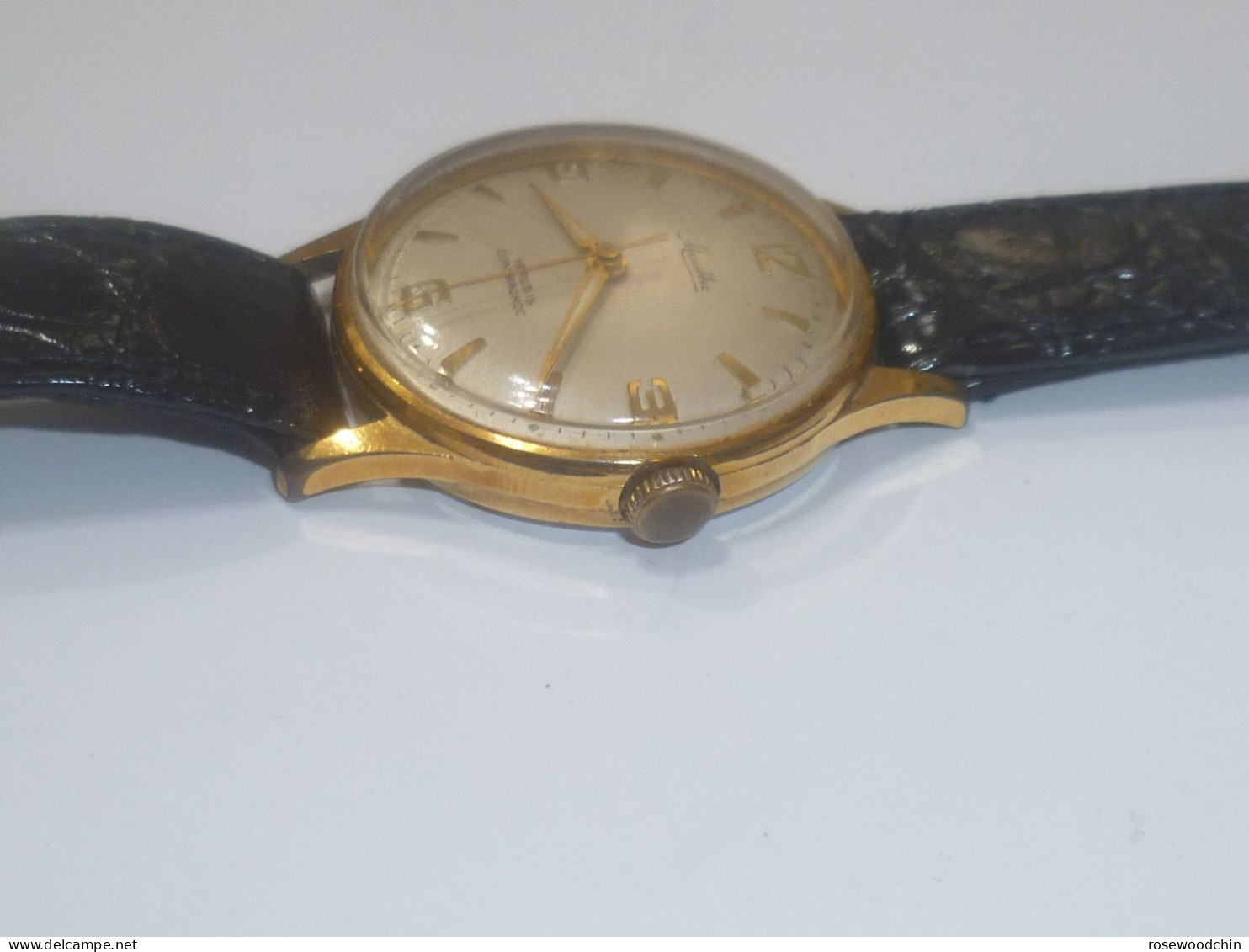 Vintage Authentic Mauthe Watch Mechanical 19 Rubis Gold Plated (Not Working) - Antike Uhren