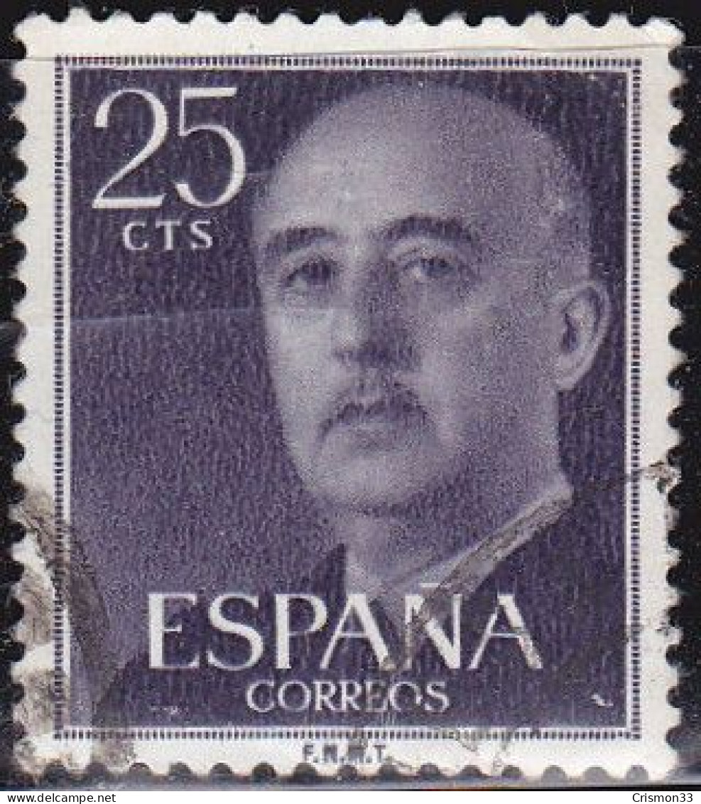 1955 - 1956 - ESPAÑA - GENERAL FRANCO - EDIFIL 1146 - Oblitérés