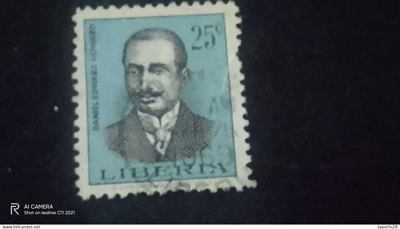 LİBERİA-          25    CENT               USED - Liberia
