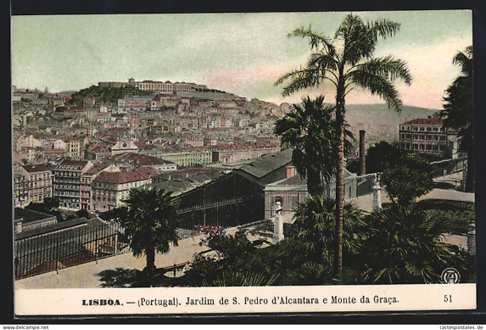 AK Lisboa, Jardim De S. Pedro D`Alcantara E Monte Da Graca  - Lisboa