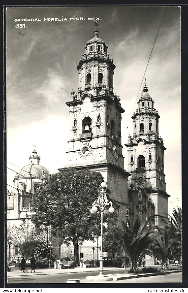 AK Mexico, Catedral Morelia Mich. Mex.  - Mexique