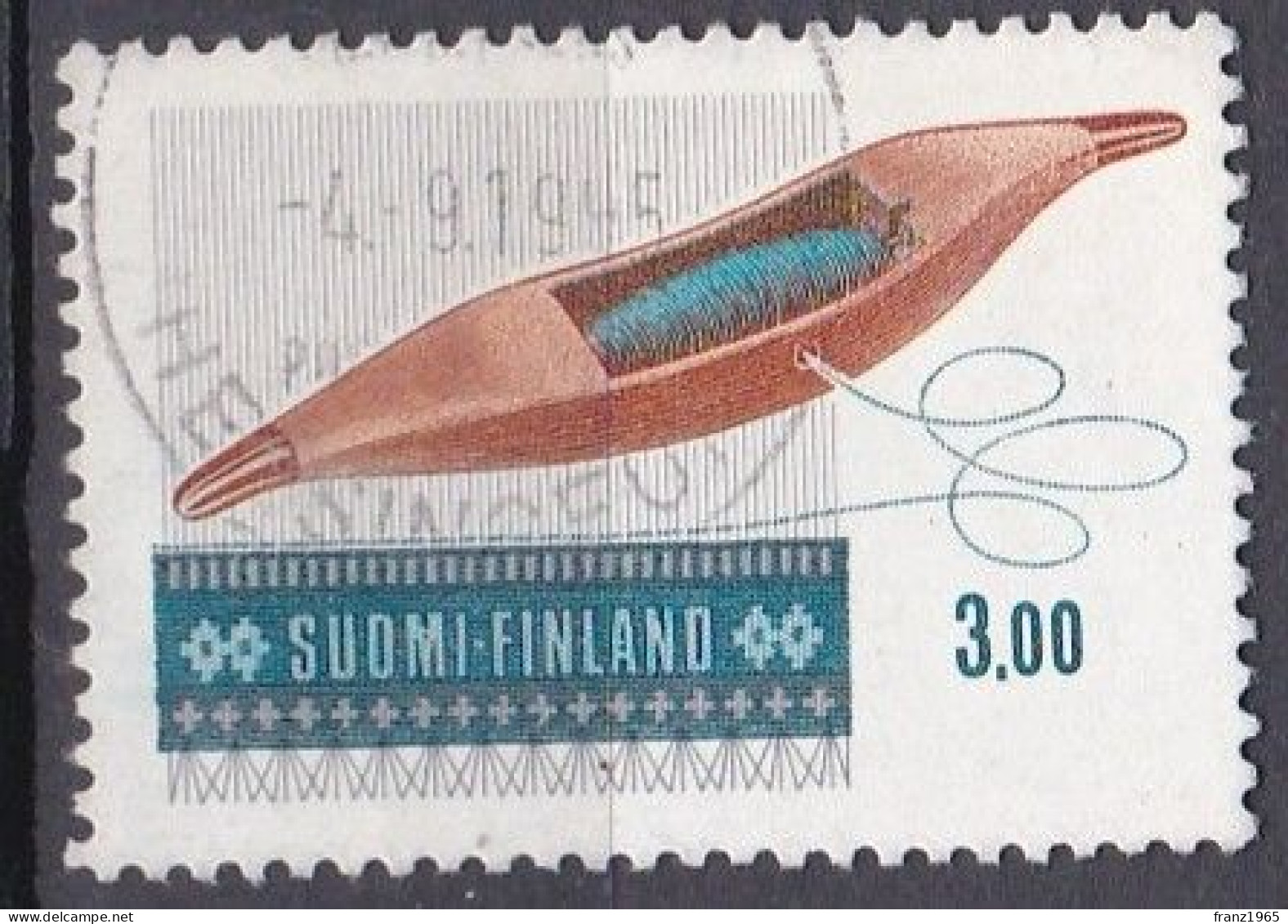 Folk Art, Weaving Shuttle Drive - 1979 - Used Stamps
