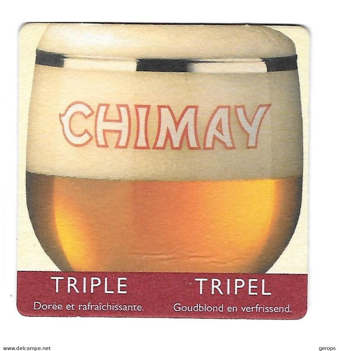 7a Chimay Trappist Tripel 93-93 (kleine Hoeken) - Beer Mats