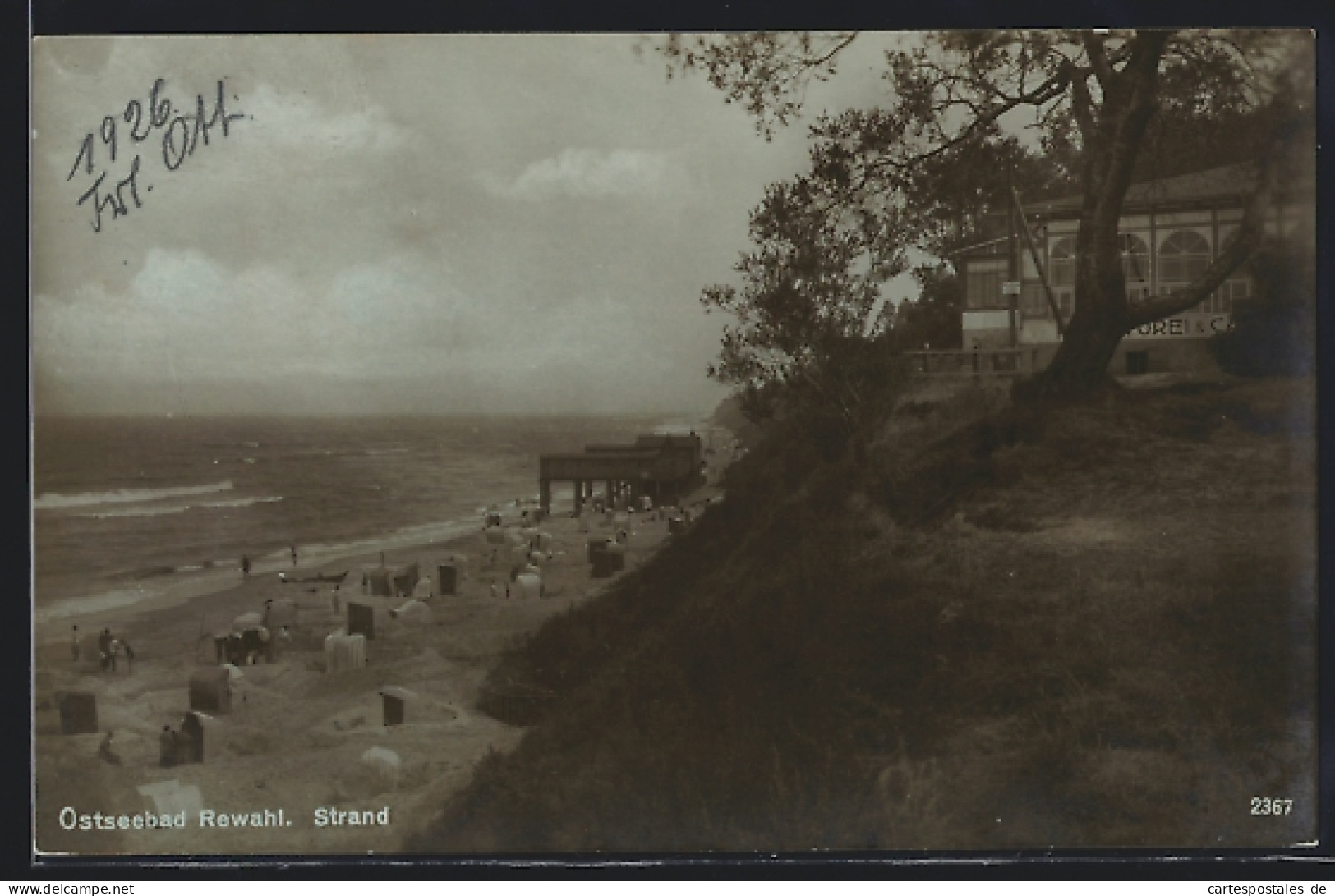 AK Rewahl, Blick Auf Strand Mit Strandkörben  - Pommern