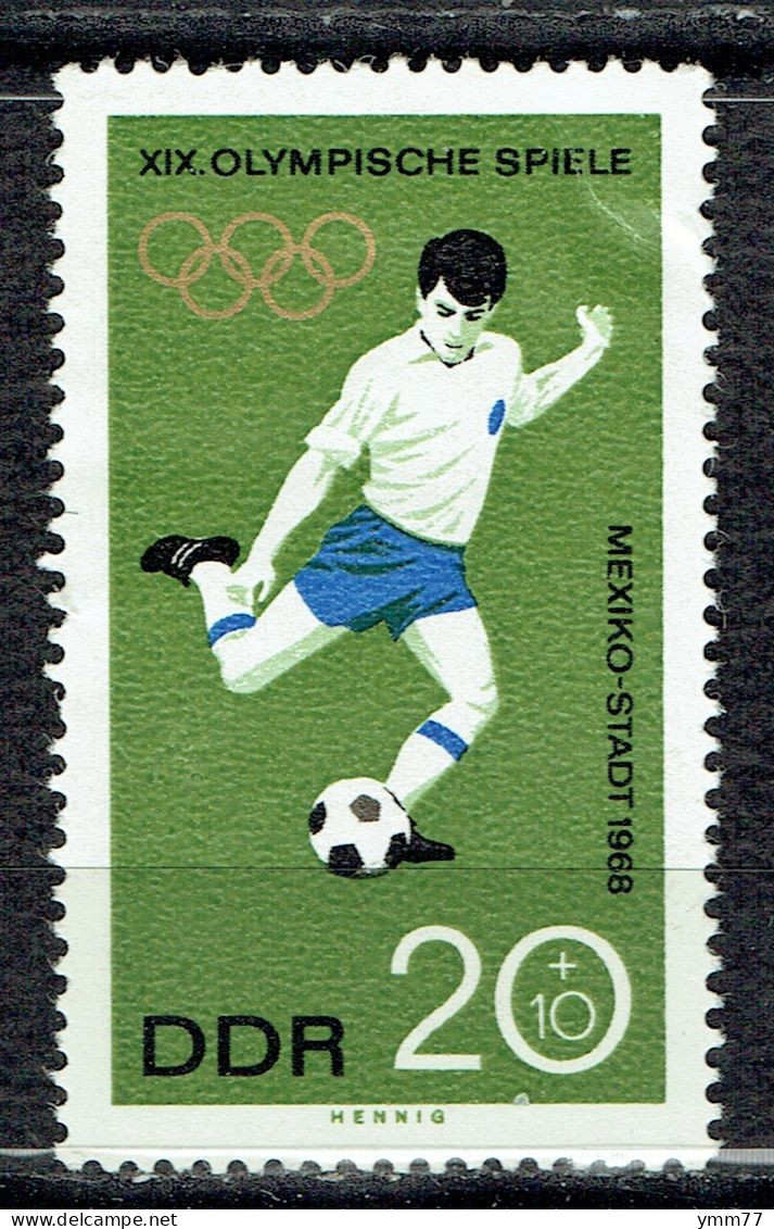 Jeux Olympiques De Mexico : Football - Unused Stamps