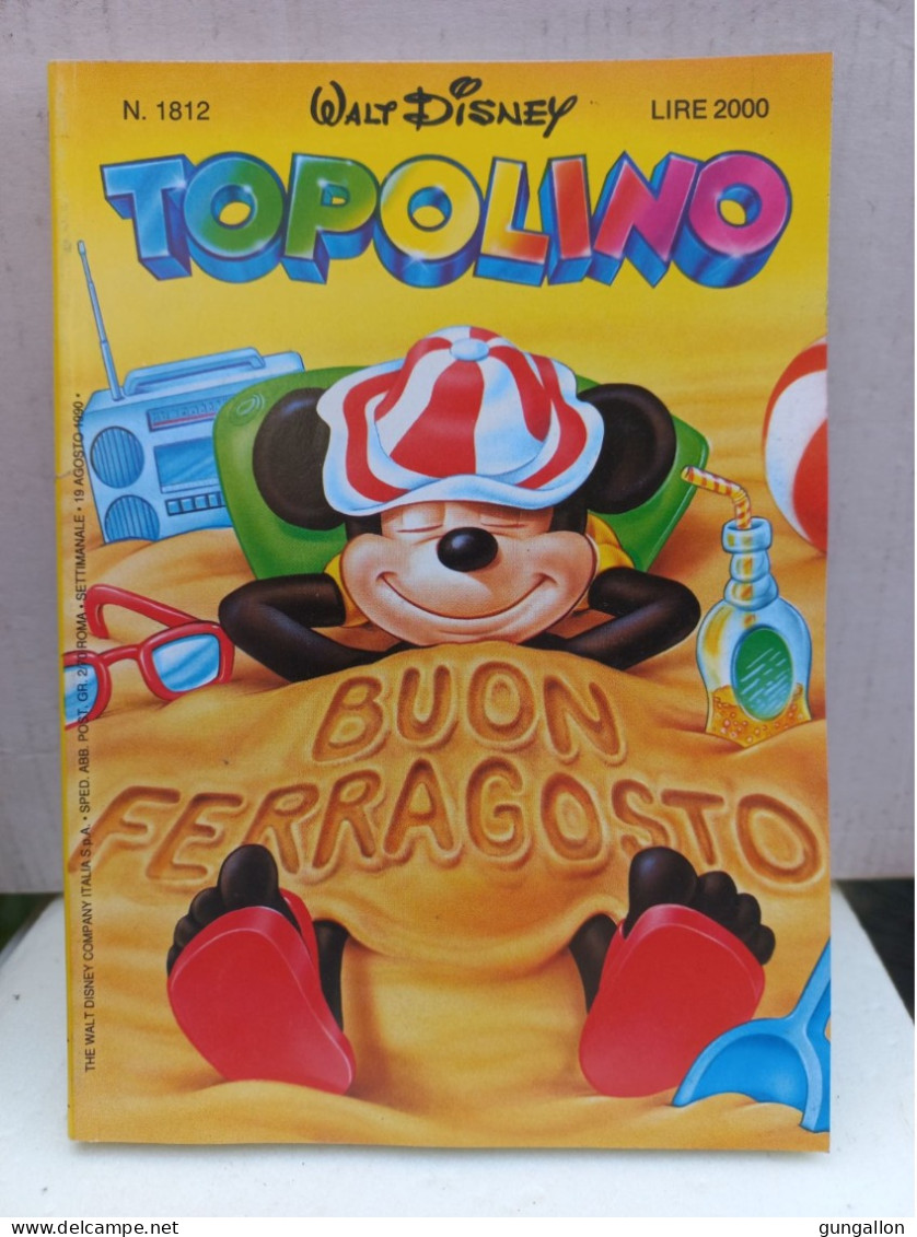 Topolino (Mondadori 1990) N. 1812 - Disney