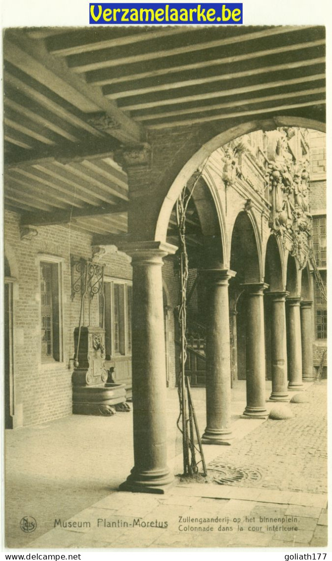 Antwerpen - Museum Plantin-Moretus - Zuilengallerij Op Het Binnenplein - Colonnade Dans La Cour Interieure - Antwerpen