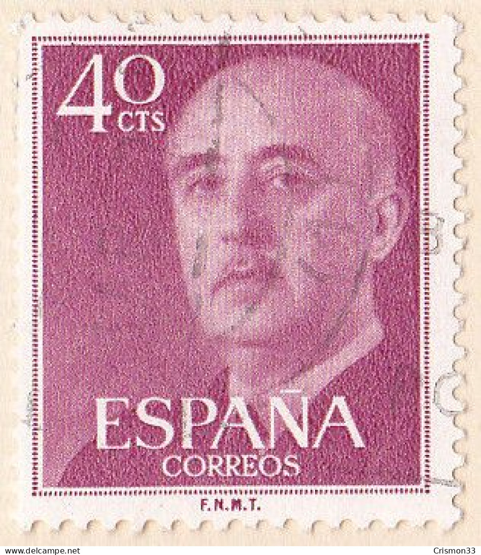 1955 - 1956 - ESPAÑA - GENERAL FRANCO - EDIFIL 1148 - Used Stamps