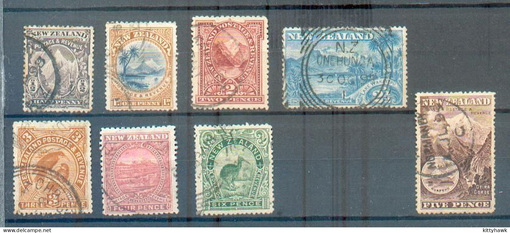 D 44 - N. Z. - YT  70 - 71 - 72 - 73A - 74 - 75 - 76 - 77 ° Obli - Used Stamps