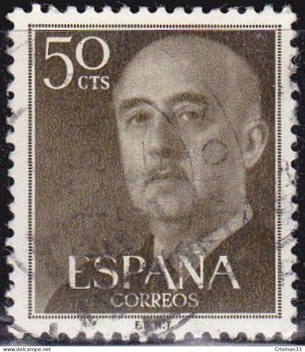 1955 - 1956 - ESPAÑA - GENERAL FRANCO - EDIFIL 1149 - Used Stamps