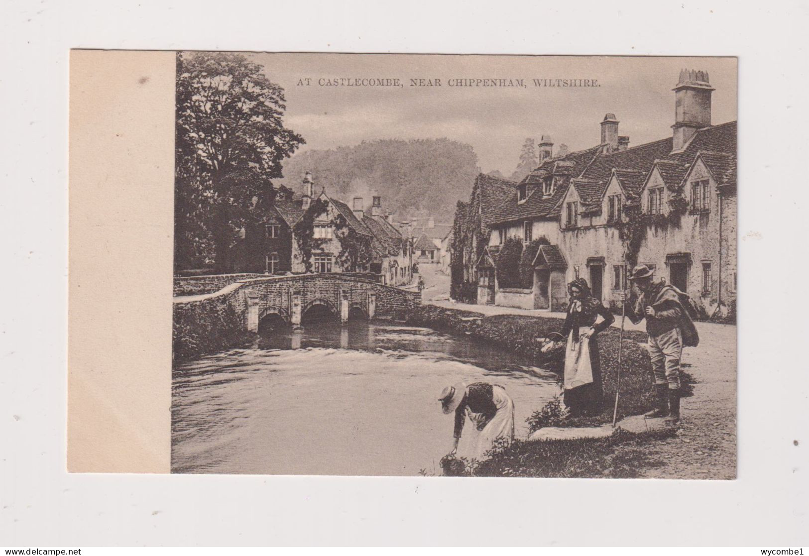 ENGLAND - Chippenham Castlecombe Unused Vintage Postcard - Autres & Non Classés