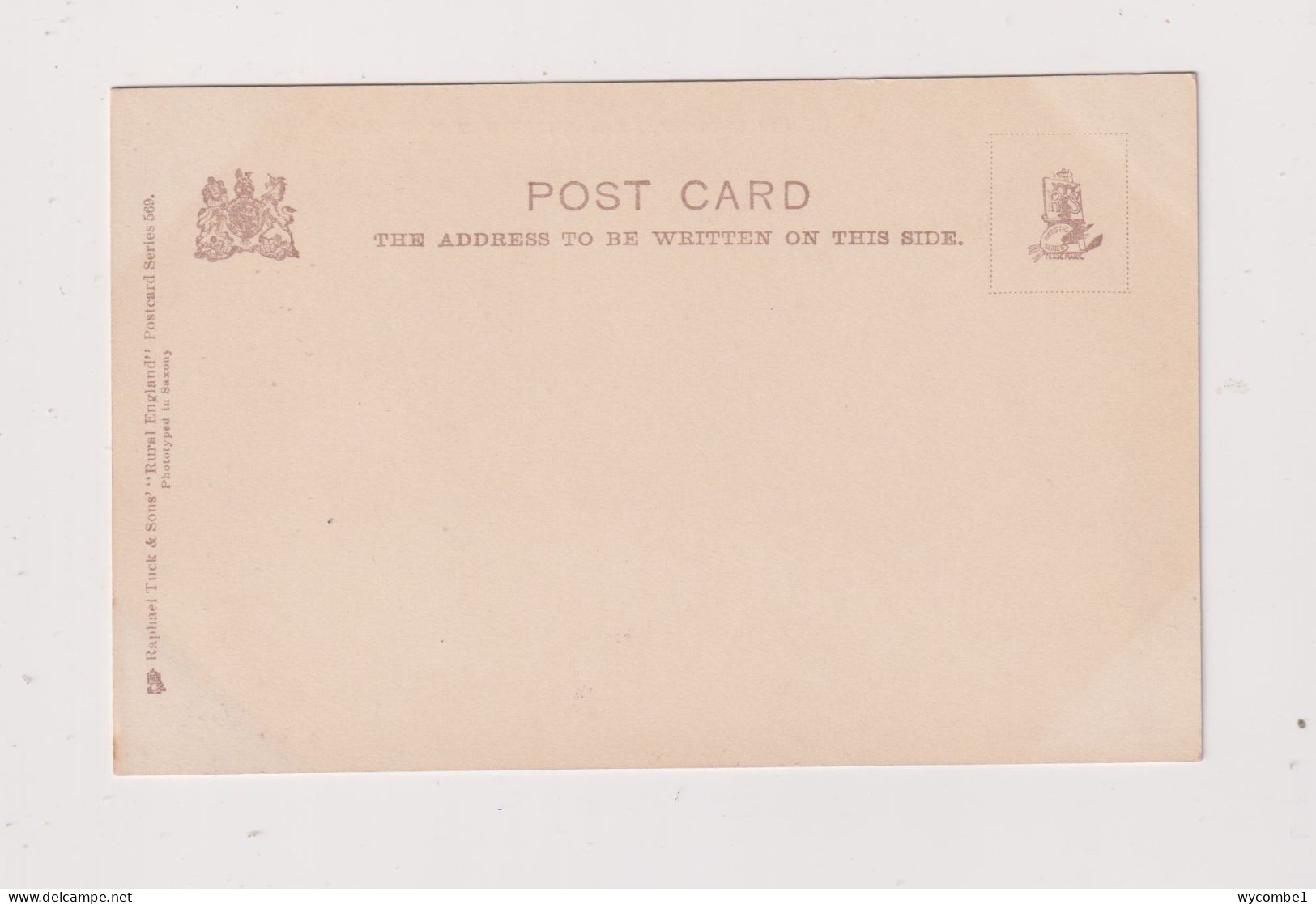ENGLAND - Chippenham Castlecombe Unused Vintage Postcard - Sonstige & Ohne Zuordnung