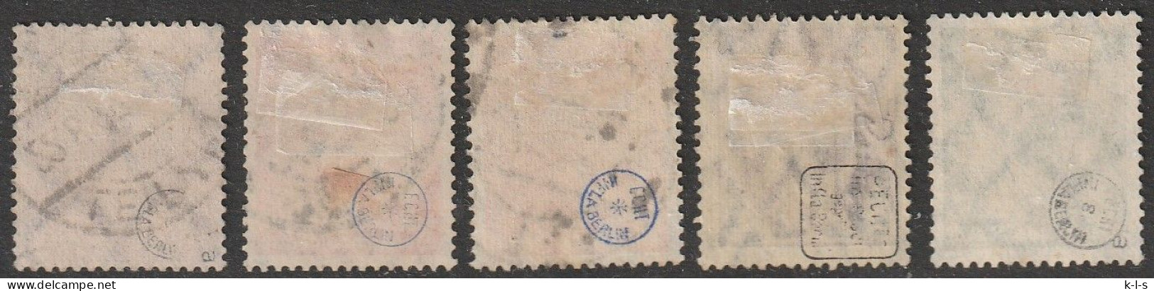 Deut. Reich: 1921/22, 5 Versch. Infla- Marken, Mi. Nr. 166, 169, 171, 187, 197, Alle Geprüft INFLA BERLIN.  Gestpl./used - Used Stamps