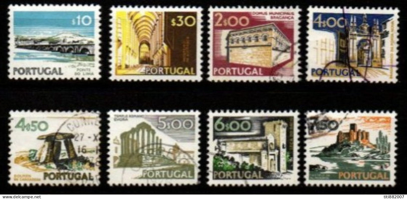 PORTUGAL    -   1974.    Y&T N° 1220 à 1227 Oblitérés .    Série Complète. - Oblitérés
