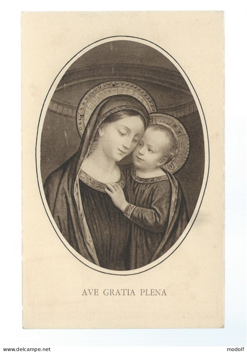 CPA - Religions - Christianisme - Ave Gratia Plena - Non Circulée - Paintings, Stained Glasses & Statues