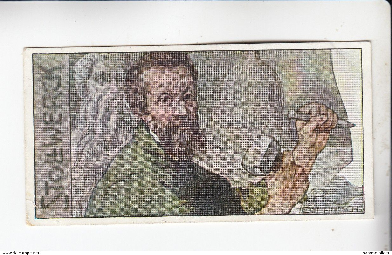 Stollwerck Album No 10 Glanzzeit Der Italienischen Malerei Michelangelo       Gruppe 426 #3 Von 1908 - Stollwerck
