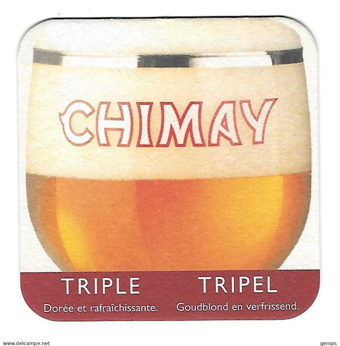7aa Chimay Trappist Tripel 93-93 (grote Hoeken) - Bierdeckel