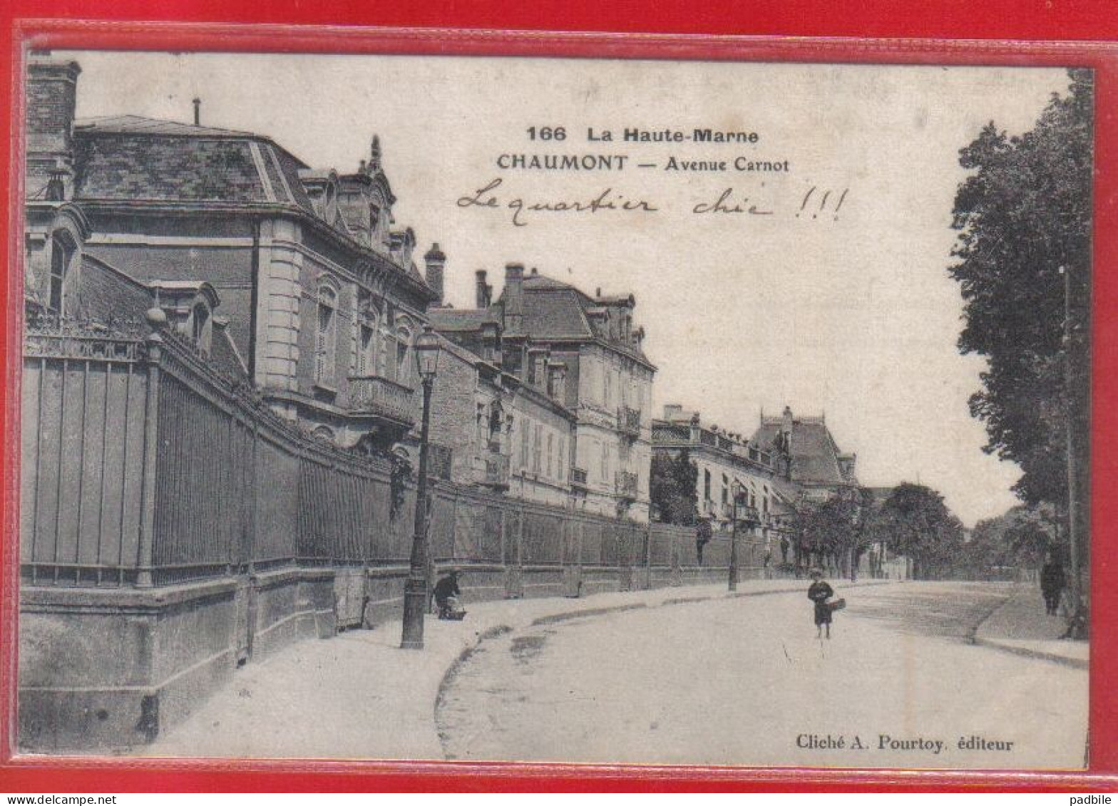 Carte Postale 52. Chaumont Avenue Carnot   Très Beau Plan - Chaumont