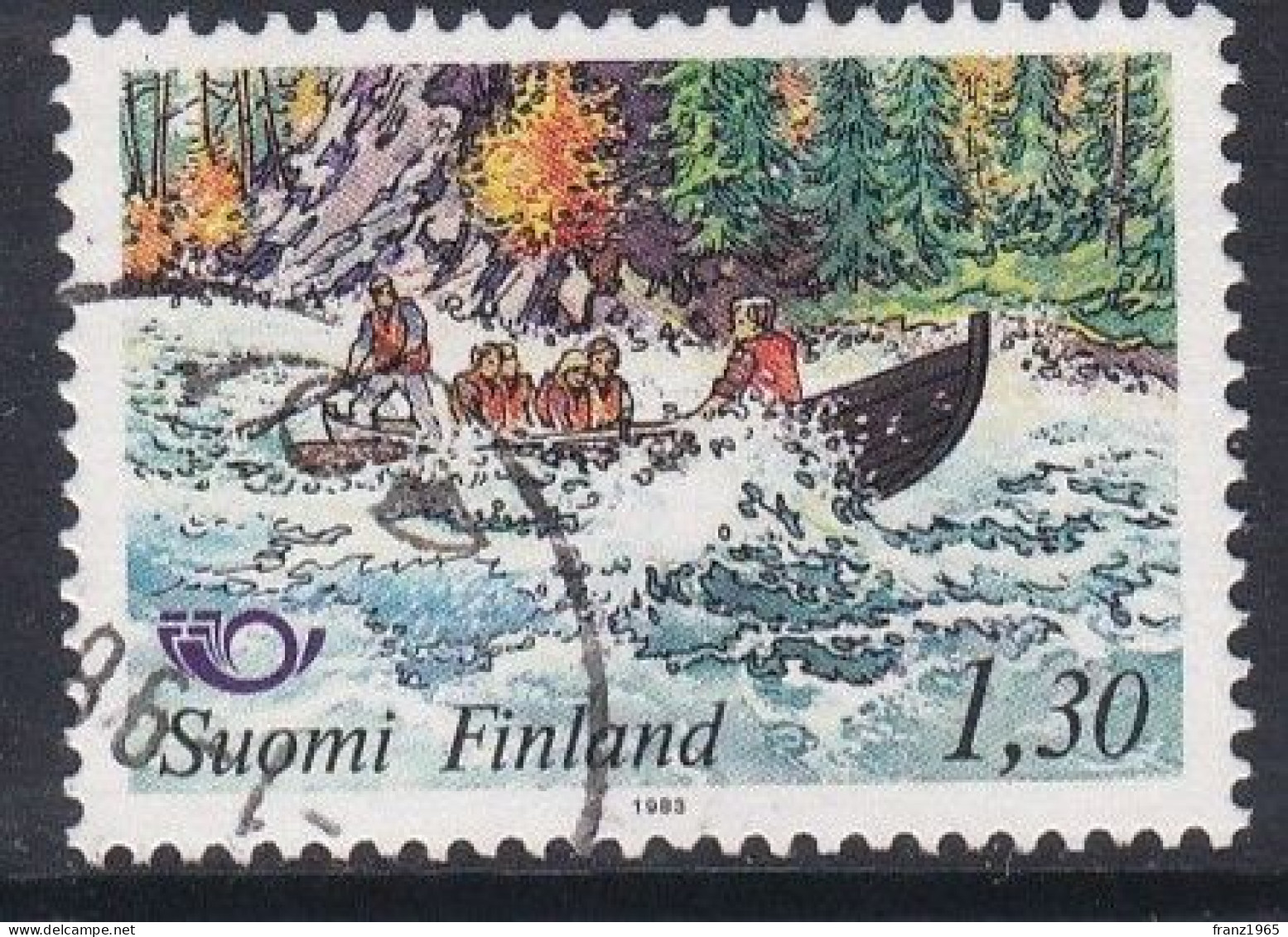 Norden, Tourism, River Trip On The Kitkajoki - 1983 - Used Stamps