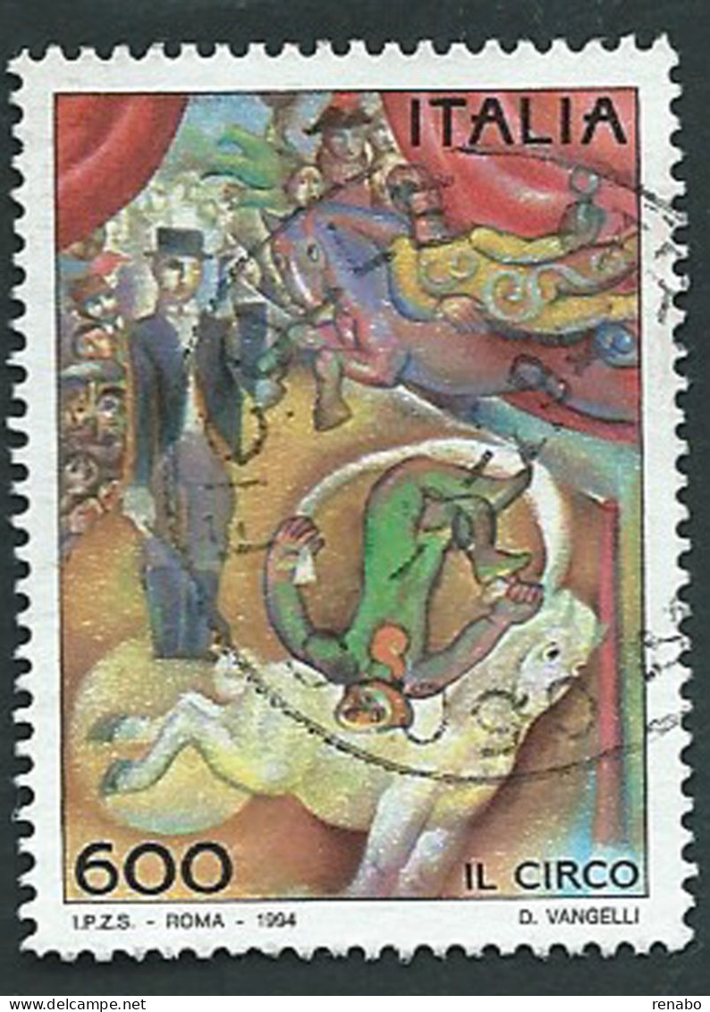 Italia, Italy, Italien, Italie 1994 ; Cavallo Al Circo :cavalli, Pferde, Horses, Chevaux . Used - Chevaux