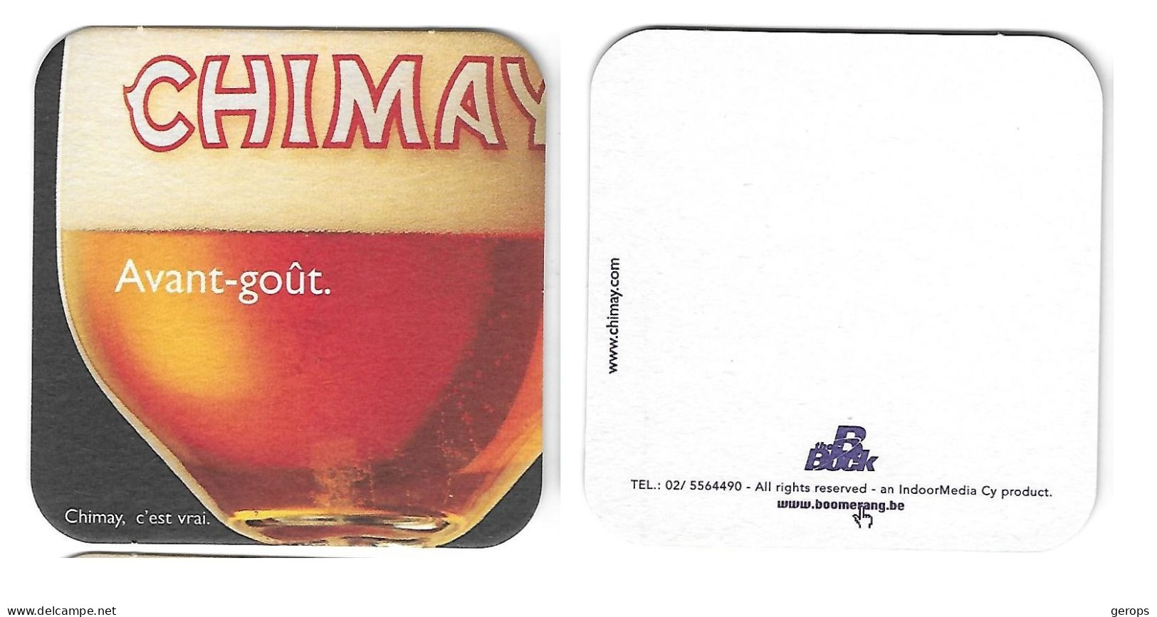 17a Chimay   Avant-goût  Rv - Sous-bocks