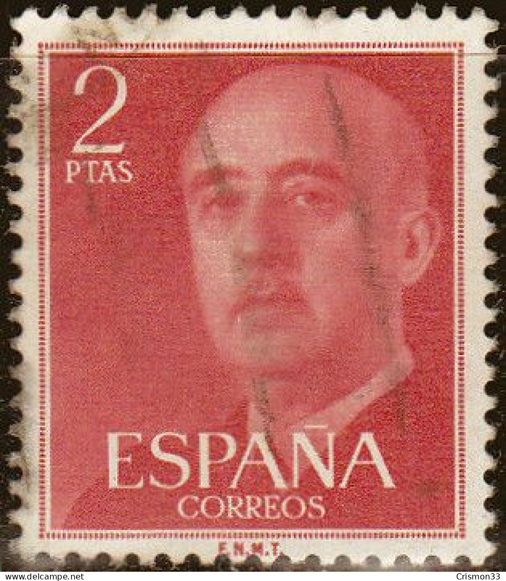 1955 - 1956 - ESPAÑA - GENERAL FRANCO - EDIFIL 1157 - Oblitérés