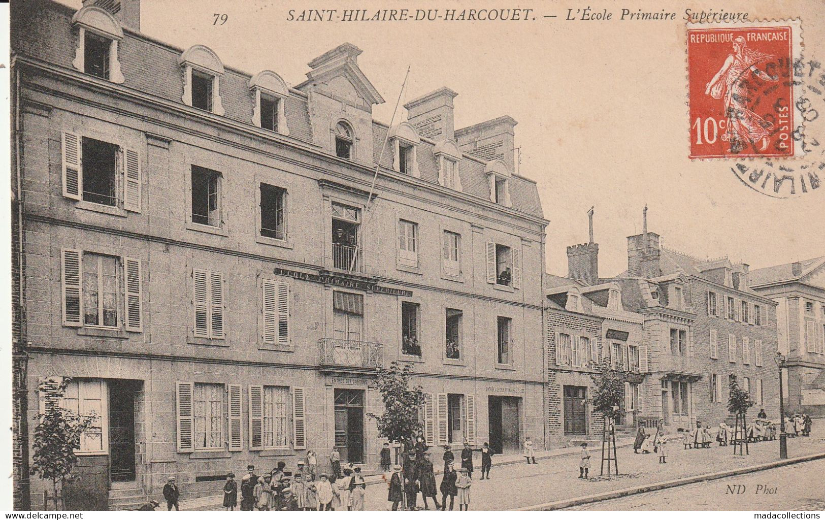 Saint Hilaire Du Harcouet (50 - Manche)  L'Ecole Primaire Supérieure - Saint Hilaire Du Harcouet