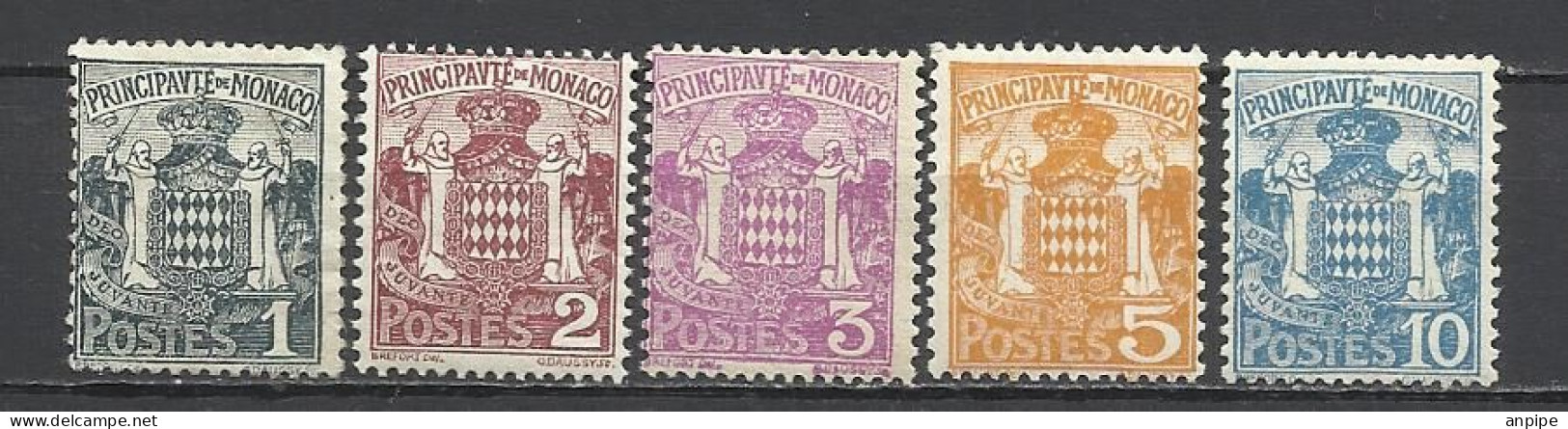 MÓNACO, 1924/33 - Unused Stamps