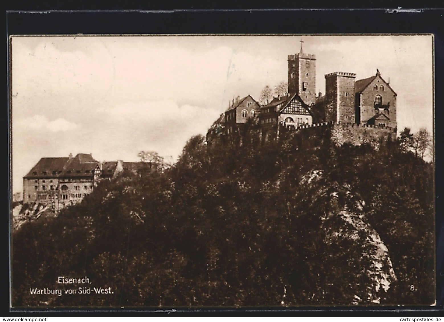 AK Eisenach, Wartburg Von Südwesten Aus  - Eisenach