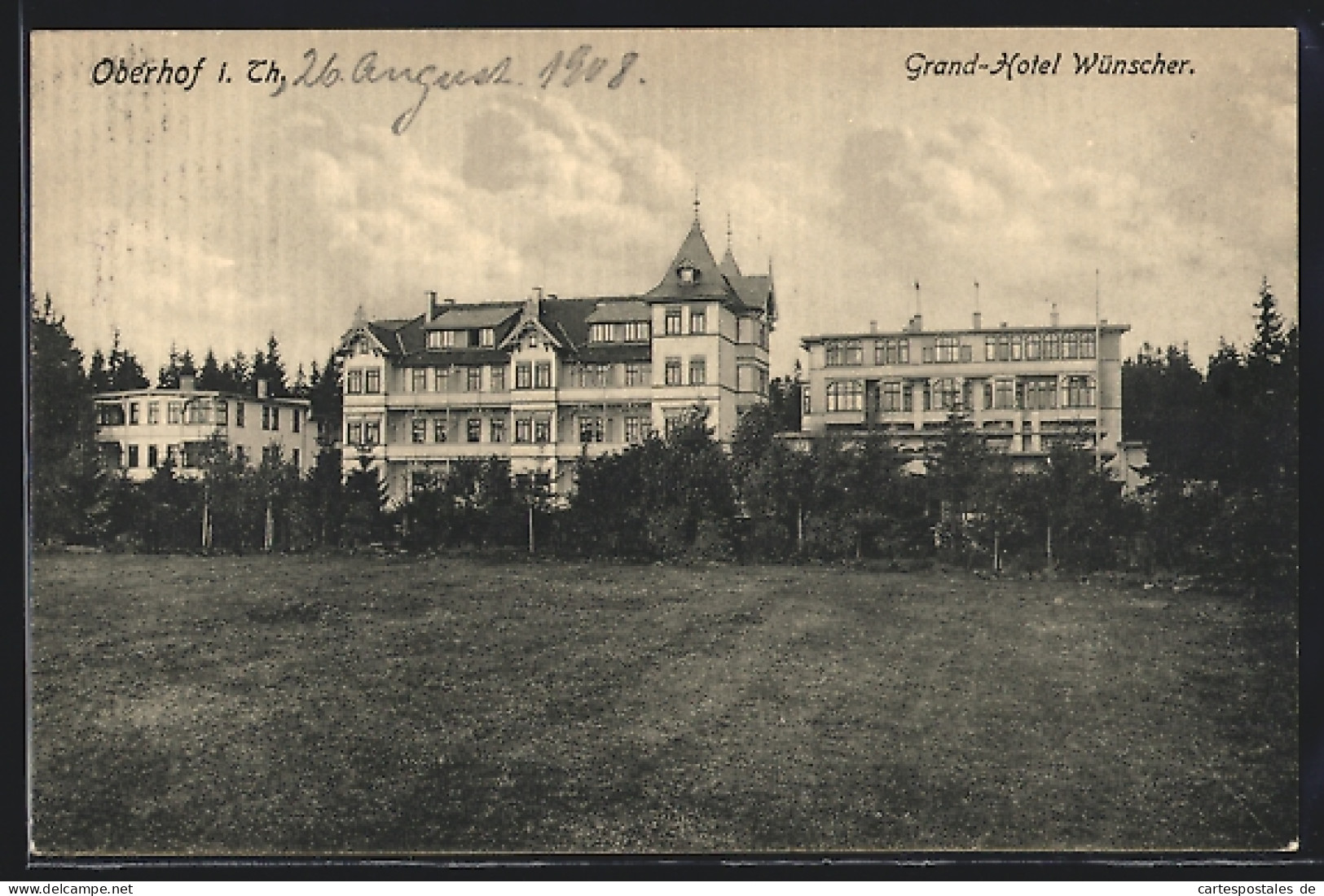 AK Oberhof I. Th., Grand-Hotel Wünscher  - Oberhof