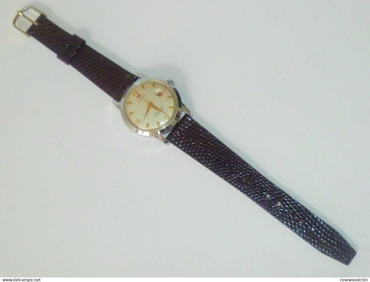 Vintage SACOM 70s' Swiss Made 17 Jewels Hand-Wind Watch (Working) - Orologi Antichi