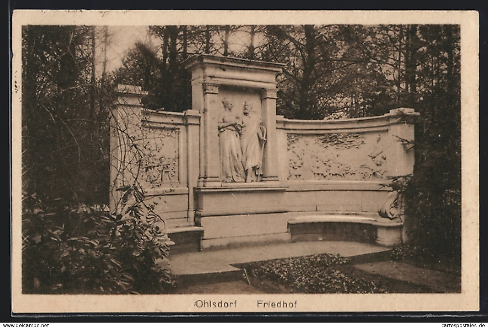 AK Hamburg-Ohlsdorf, Friedhof  - Nord