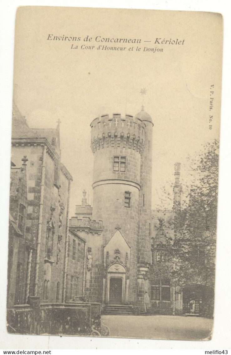 29/ CPA - Chateau De Kériolet - La Cour D'Honneur Et Le Donjon - Autres & Non Classés