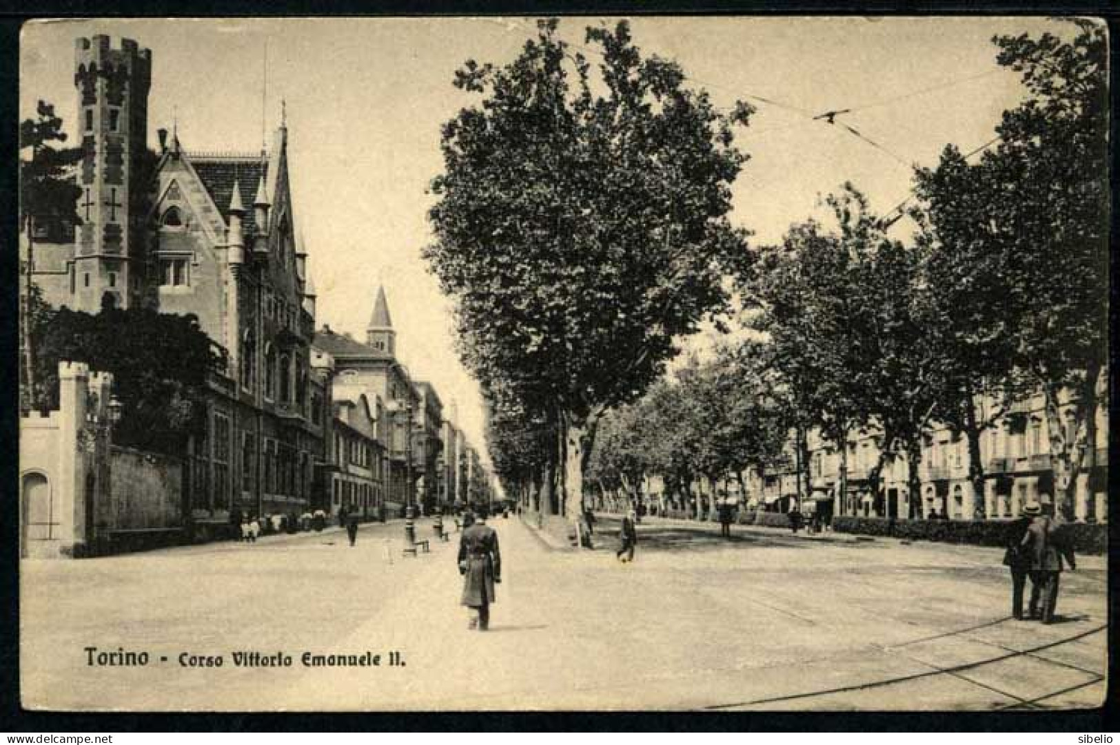 TORINO - Corso Vittorio Emanuele - Viaggiata 1918  - Rif. 13255 - Autres & Non Classés