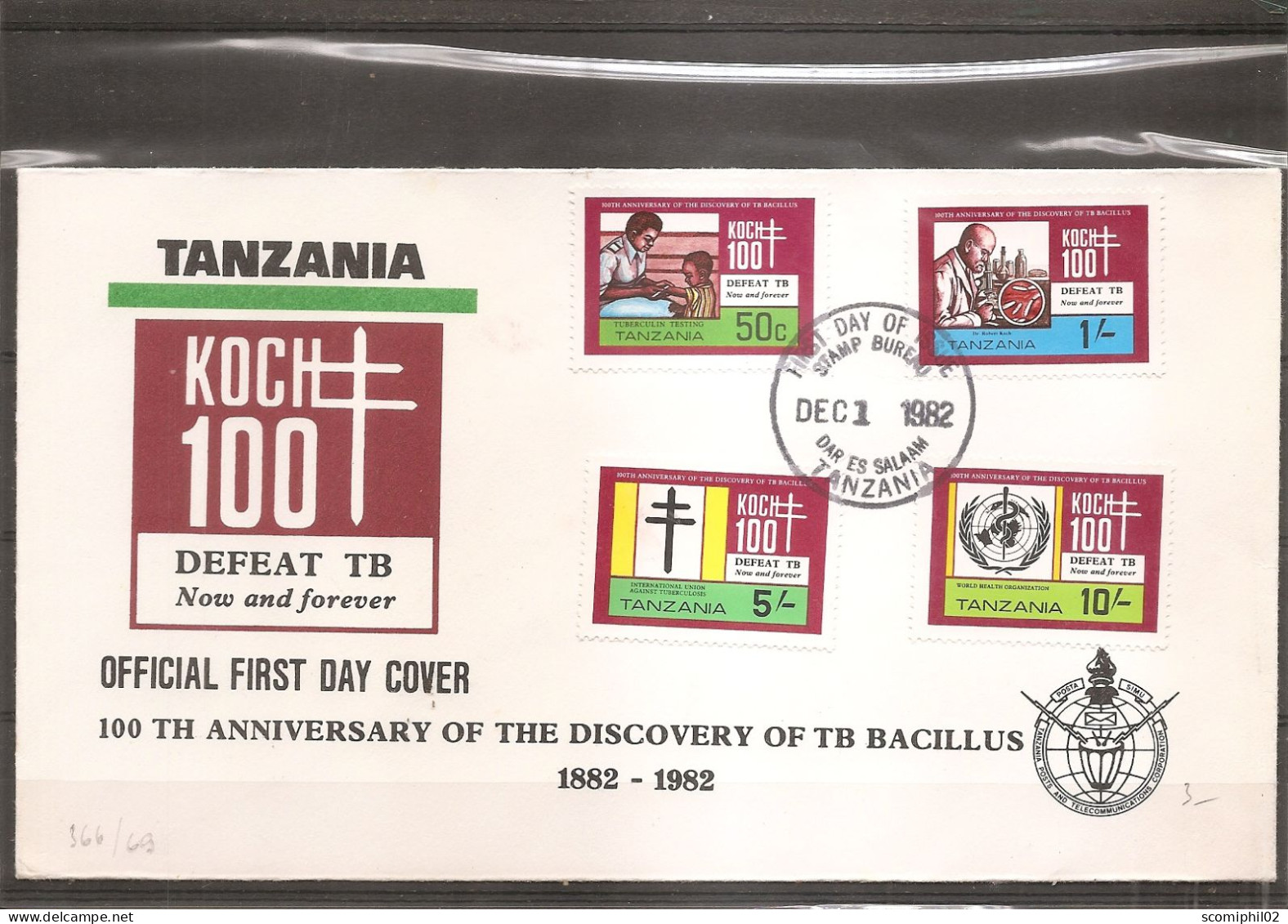 Tanzanie - Koch ( FDC De 1982 à Voir) - Tanzania (1964-...)