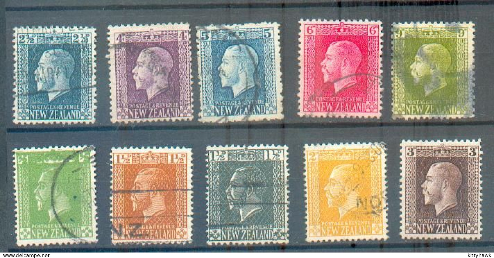 D 53 - N. Z. - YT  151-154-155A-156-160 / 163 à 167 ° Obli - Used Stamps