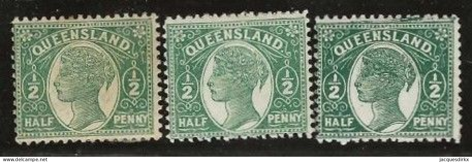 Queensland    .   SG    .   219  3x       .  *    .    Mint-hinged - Neufs