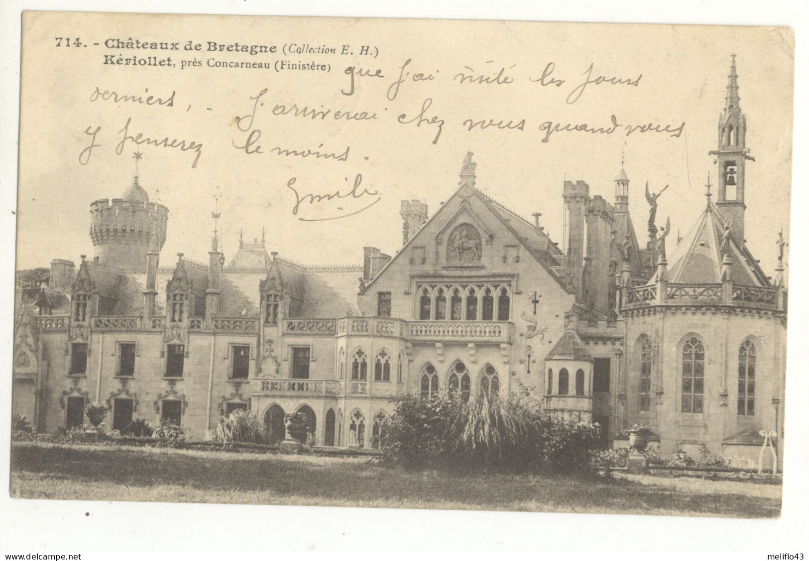 29/ CPA 1900 - Chateau De Kériolet (1903) - Autres & Non Classés