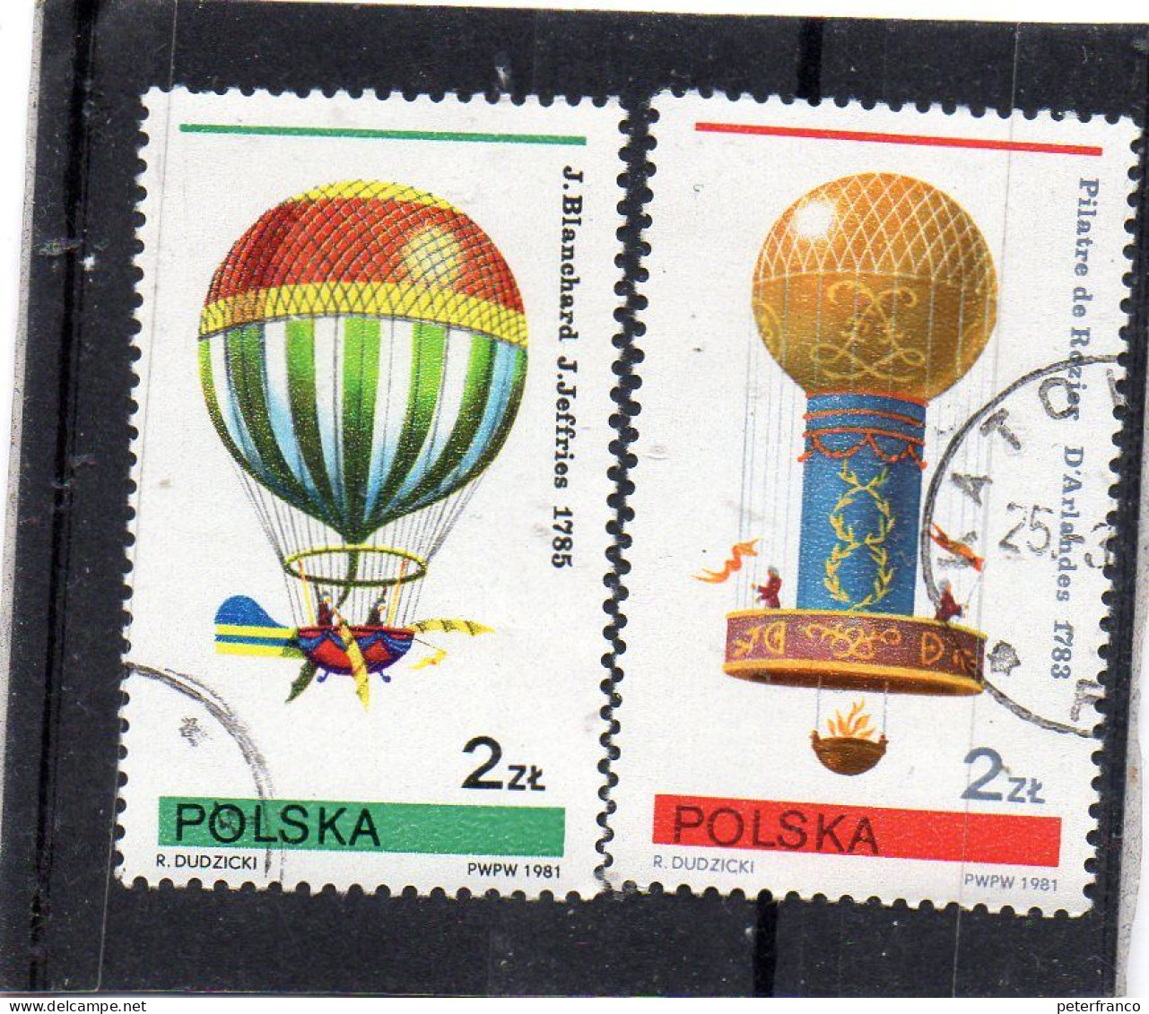 1981 Polonia - Mongolfiere - Airships