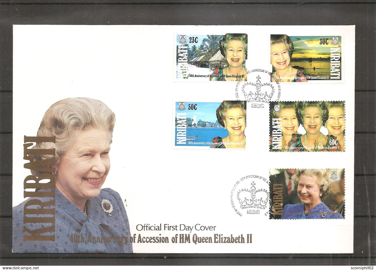 Kiribati - Reine Elisabeth II ( FDC De 1992 à Voir) - Kiribati (1979-...)