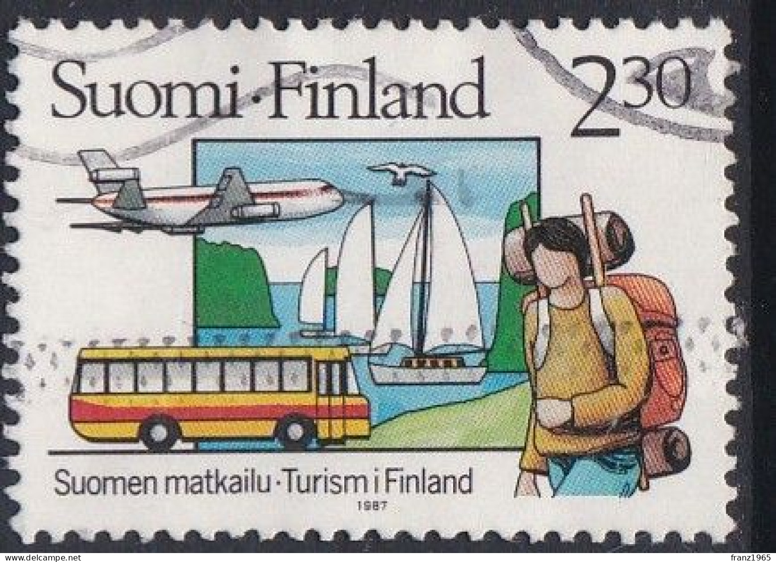 Centenary Of Finnish Tourist Office - 1987 - Used Stamps